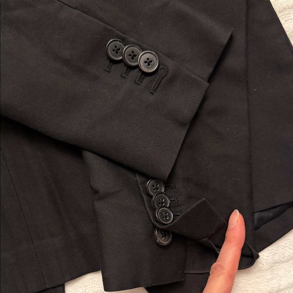 Maison Martin Margiela Black Single-Button Tailored Blazer - Picture 3 of 6